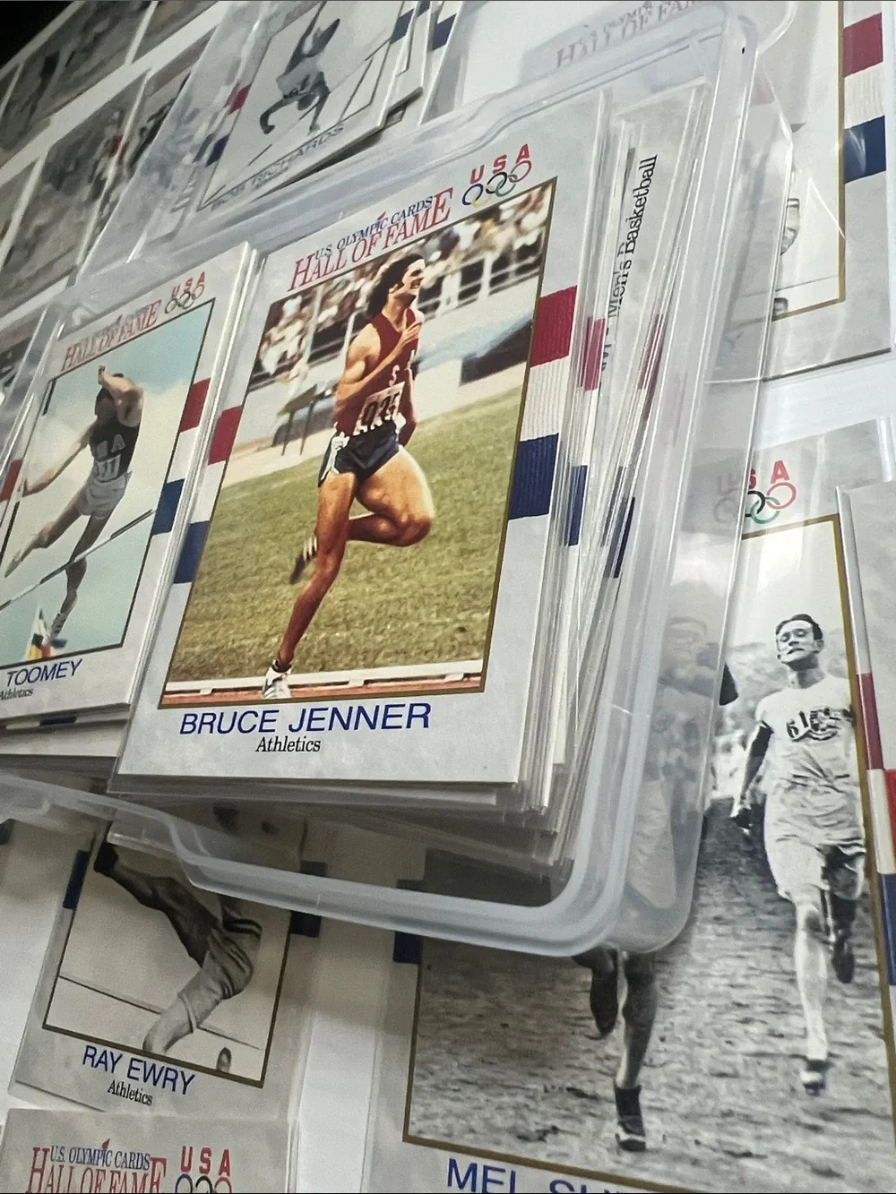 US Olympic Hall of Fame Athletics Trading Card Lot of 20